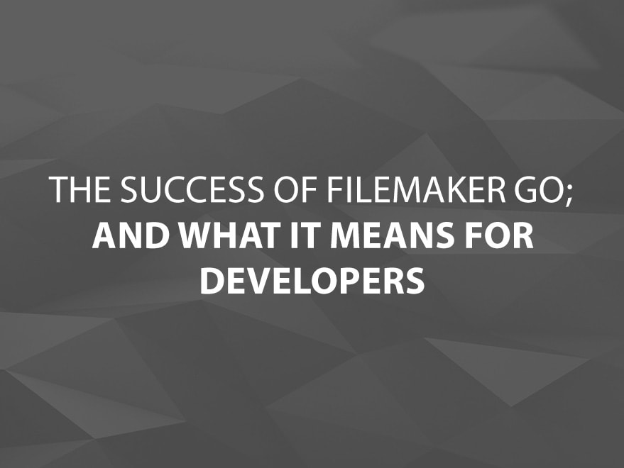 The Success of FileMaker Go Main Title Image