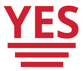 Image of a yes text