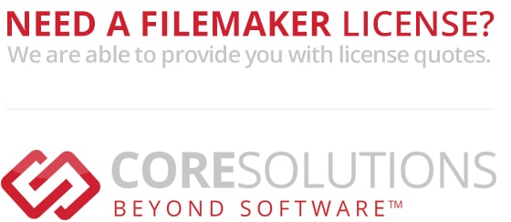 FileMaker Licensing with CoreSolutions