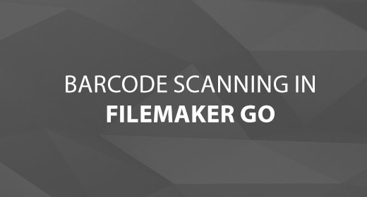 Barcode Scanning in FileMaker Go
