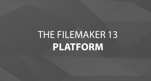 The FileMaker 13 Platform