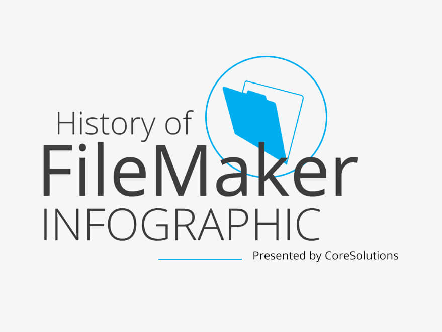 History of FileMaker Infographic