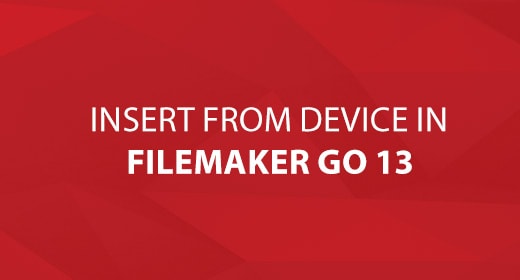 Insert from Device in FileMaker Go 13