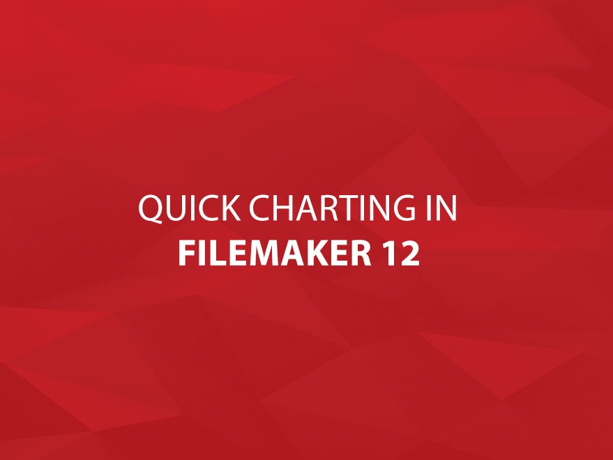 Quick charting in FileMaker 12 Title image