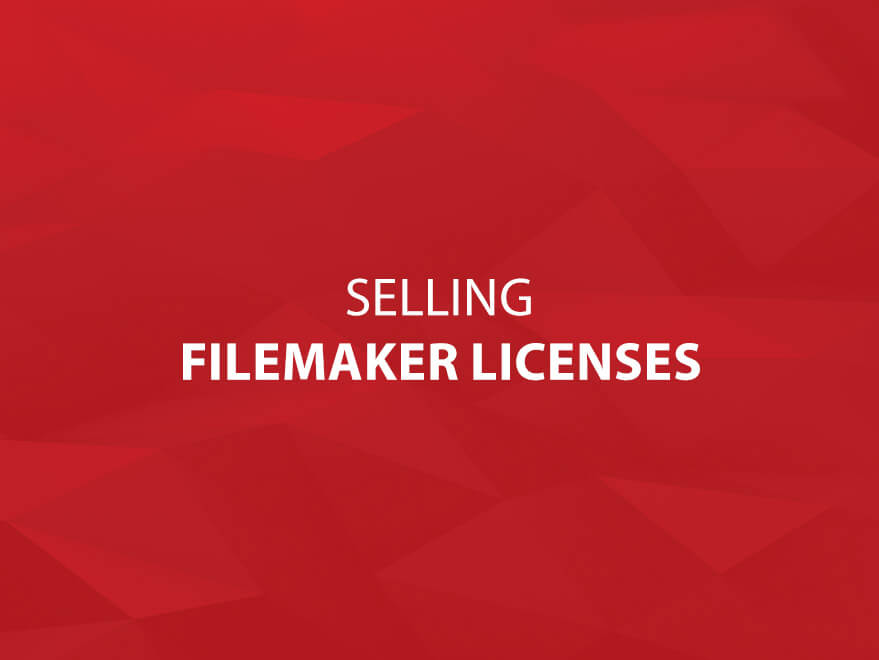 Selling FileMaker Licenses