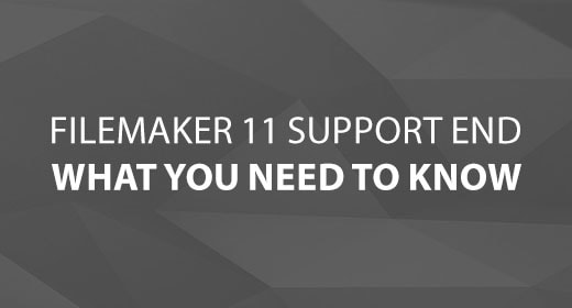 The End of FileMaker 11 Support Image