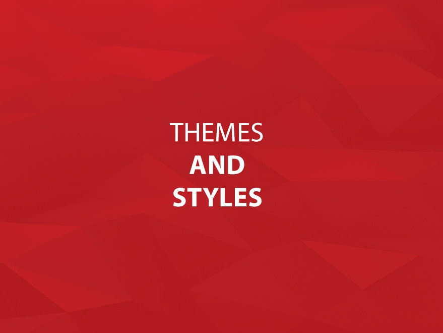 Themes and Styles Title Image