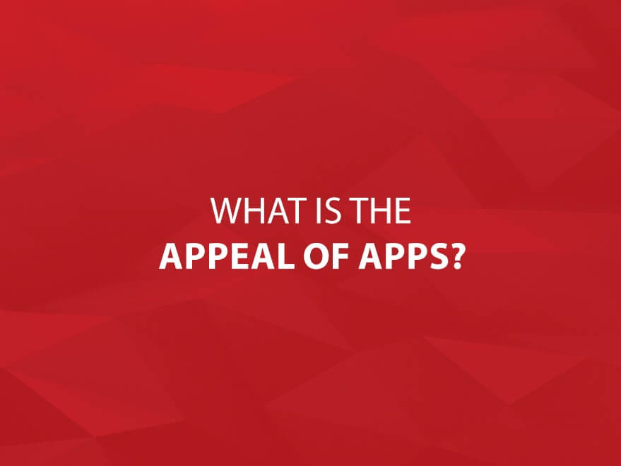 What is the APPeal of APPs? text image