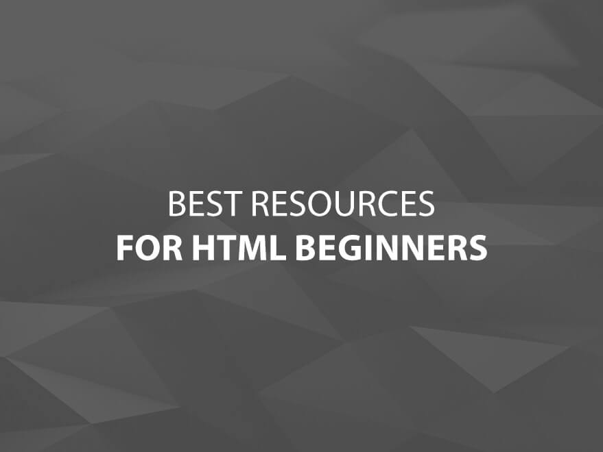 Best Resources for HTML Beginners text image