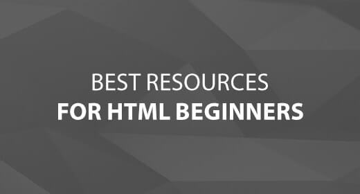 Best Resources for HTML Beginners text image