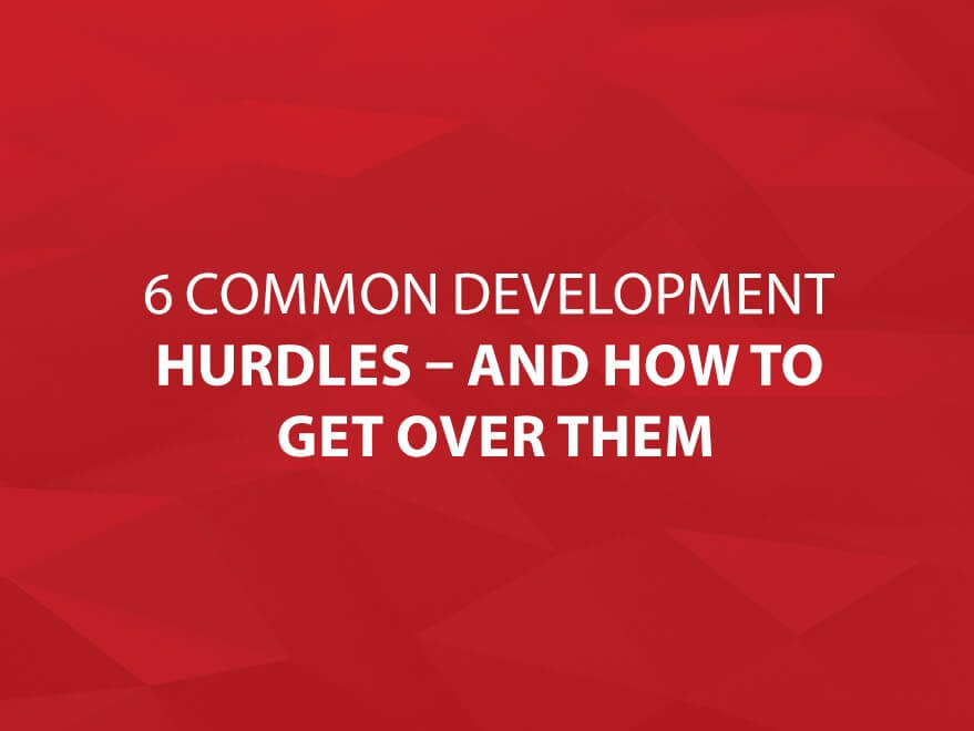 6 Common Web Dev Hurdles – And How to Get Over Them text image